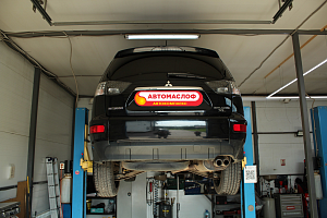 Аппаратная замена масла в АКПП Mitsubishi Outlander (CW0W) 2.4 4WD JF011E (RE0F10A)