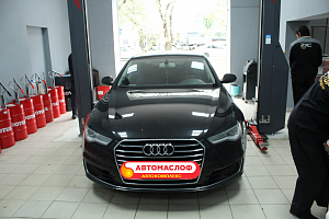 Замена масла в DSG7 Audi A6 1.8 TSI DL382 (S-tronic 0CK/0CL)