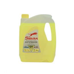 SIBIRIA Антифриз -40 G11 желтый 5кг (не произв)