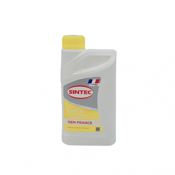 Sintec ANTIFREEZE OEM France Type-D желтый 1кг