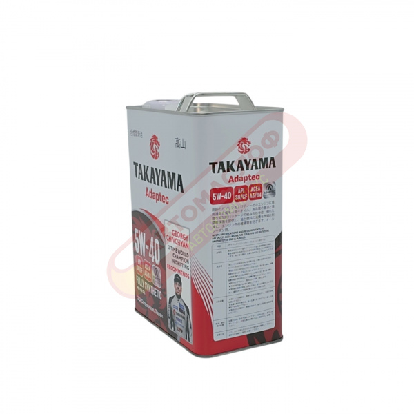 TAKAYAMA Adaptec ACEA A3/B4 5w40 4л