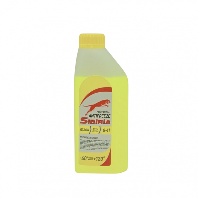 SIBIRIA Антифриз -40 G11 желтый 1кг (не произв)