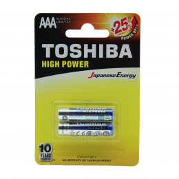 Батарейка TOSHIBA LR03/AAA 1,5V (2 шт.)